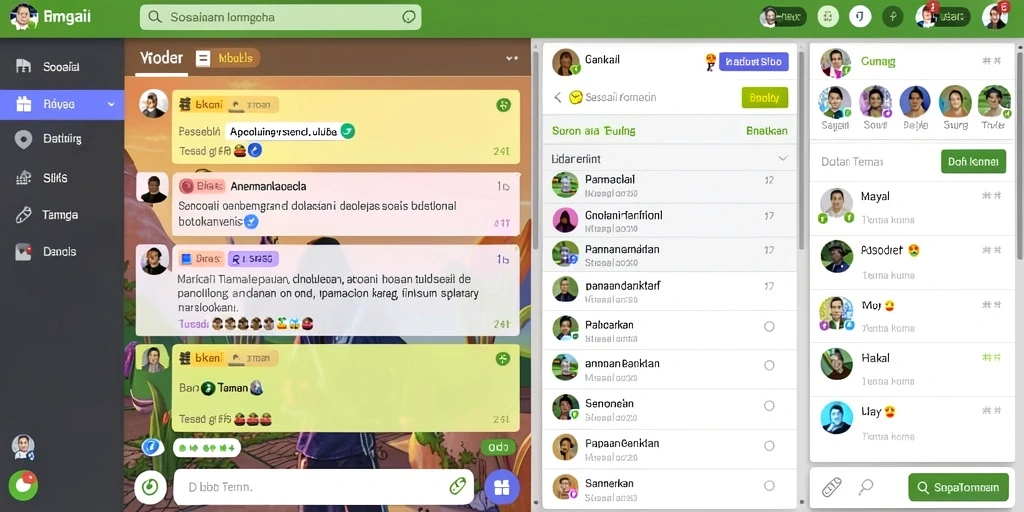 Tampilan antarmuka yang menarik dan modern.
