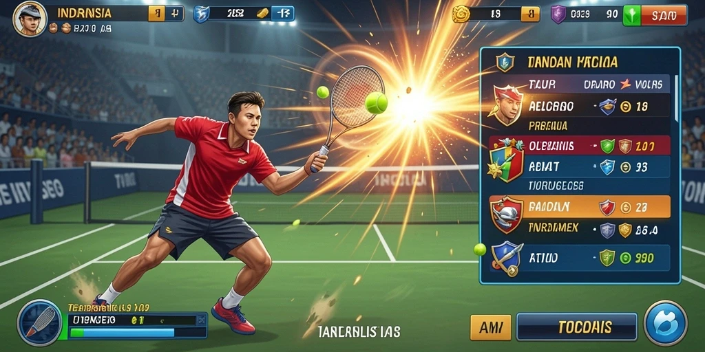 Screenshot menampilkan tampilan antarmuka permainan yang menarik.
