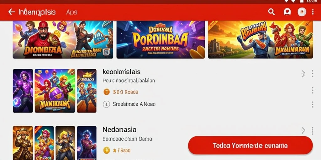 Screenshot menampilkan tampilan awal permainan yang menarik.