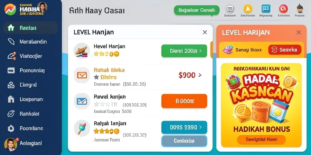 Tampilan antarmuka yang menarik dan mudah digunakan.