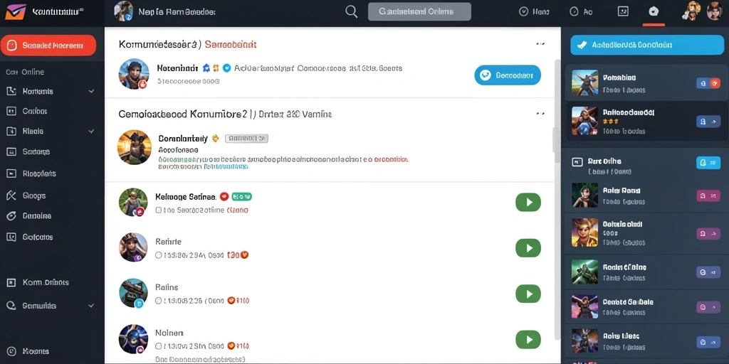 Tampilan menu utama yang menarik dan intuitif.