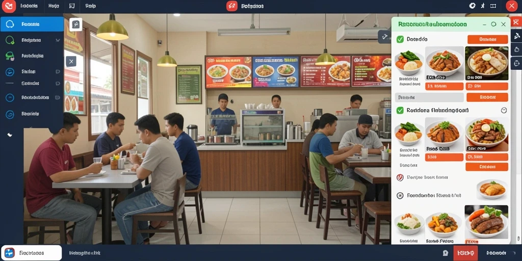 Tampilan antarmuka yang modern dan mudah digunakan.