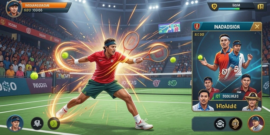 Tampilan mesin slot dengan tema klasik.