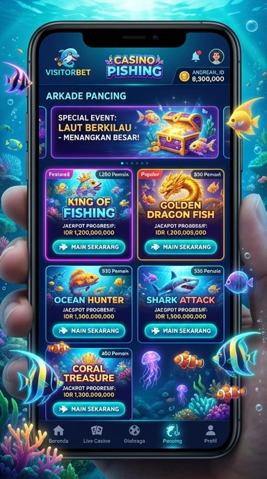 Pratinjau antarmuka visitorbet — aplikasi APK resmi Android v1.4.9